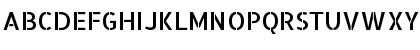 Download Allerta Stencil Font Uppercase Preview