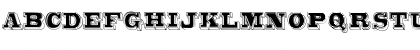 Download Bro 4D Demo Regular Font Uppercase Preview