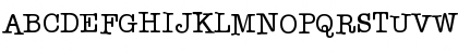 Download CK Stenography Regular Font Uppercase Preview