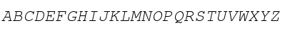 Download Nimbus Mono Italic Font