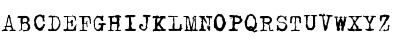 Download CK True Type Regular Font Uppercase Preview