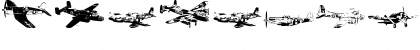 Download WW2 Aircraft Regular Font Uppercase Preview