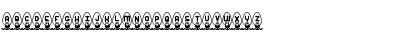 Download Xmas Lights BRK Regular Font Uppercase Preview