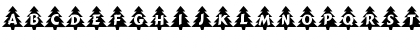 Download Xmas-Trees Normal Font Uppercase Preview