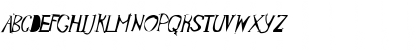 Download CLAFNIScratchNsniff-Italic Italic Font Uppercase Preview