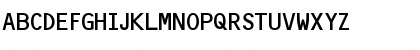 OCR2SSK Regular Font Uppercase Preview