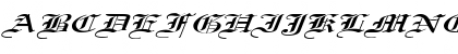 Download Old English Ex Italic Italic Font Uppercase Preview