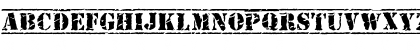 Download Old Stamper Regular Font Uppercase Preview