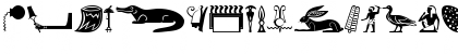 Download OldEgyptGlyphs Regular Font Uppercase Preview