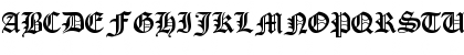 Download OldEnglish Regular Font Uppercase Preview