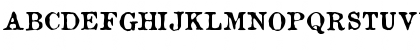 Download OldNewspaperTypes Regular Font Uppercase Preview