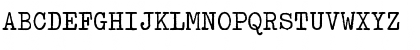 Download OldTypewriterBold Regular Font Uppercase Preview