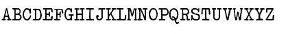 Download OldTypewriterExtBol Regular Font Uppercase Preview
