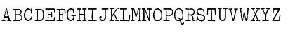 Download OldTypewriterReg Regular Font Uppercase Preview