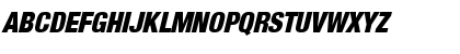 Download Olnova-HeavyCondIta Regular Font Uppercase Preview