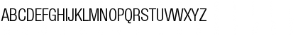 Download Olympia-LightCond Regular Font Uppercase Preview