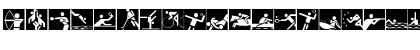 Download Olympicons 2 Regular Font Uppercase Preview