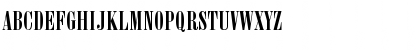 Download OPTIPosterBodoni-Compr Regular Font Uppercase Preview