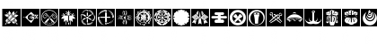 Download Oriental Icons III Regular Font Uppercase Preview