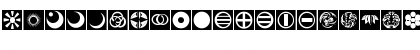 Download Oriental Icons IV Regular Font Uppercase Preview