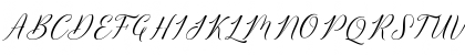 Download Bridget Script Regular Font Uppercase Preview