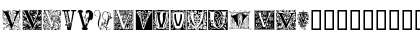 Download Ornamental Initials V Regular Font Uppercase Preview