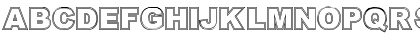Download Outline Regular Font Uppercase Preview