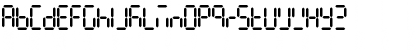 Download 7Segments Regular Font Uppercase Preview