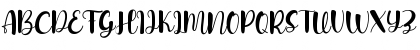 Download agiamary Regular Font Uppercase Preview