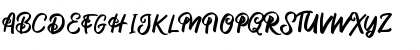 Download Alya FREE Regular Font Uppercase Preview