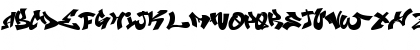 Download Amanzing Grafiti Regular Font Uppercase Preview