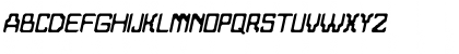 Download Amerggedon Italic Regular Font Uppercase Preview