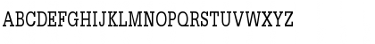 Download ClassicTypewriterCondensed Regular Font Uppercase Preview