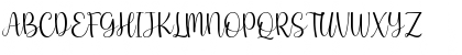 Download Anissa Regular Font Uppercase Preview