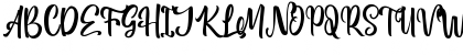 Download AntharisDemo Regular Font Uppercase Preview