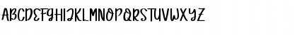 Download Aokiji Regular Font Uppercase Preview