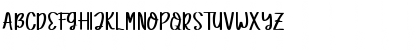 Download Aokiji Regular Font Uppercase Preview