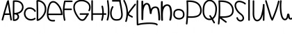 Download ARBBIE BUBBLE Regular Font Uppercase Preview