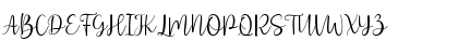 Download Arbhie Script Regular Font Uppercase Preview