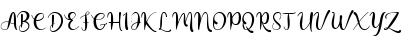 Download Arionna Regular Font Uppercase Preview