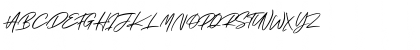 Download Arista Signature Regular Font Uppercase Preview