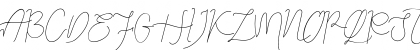 Download Arsya Edelwiess Demo Script Regular Font Uppercase Preview