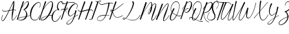 Download asmirandah Regular Font Uppercase Preview