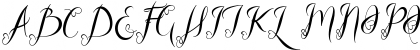 Download Astherlia Regular Font Uppercase Preview