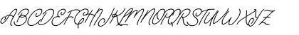 Download Astonia Italic Regular Font Uppercase Preview
