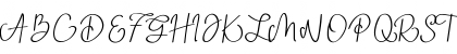 Download Astriany Regular Font Uppercase Preview
