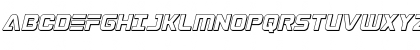 Download Astro Armada 3D Italic Regular Font Uppercase Preview