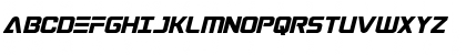 Download Astro Armada Italic Regular Font Uppercase Preview
