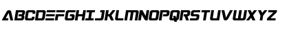 Download Astro Armada Semi-Italic Regular Font Uppercase Preview