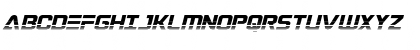 Download Astro Armada Twotone Italic Regular Font Uppercase Preview